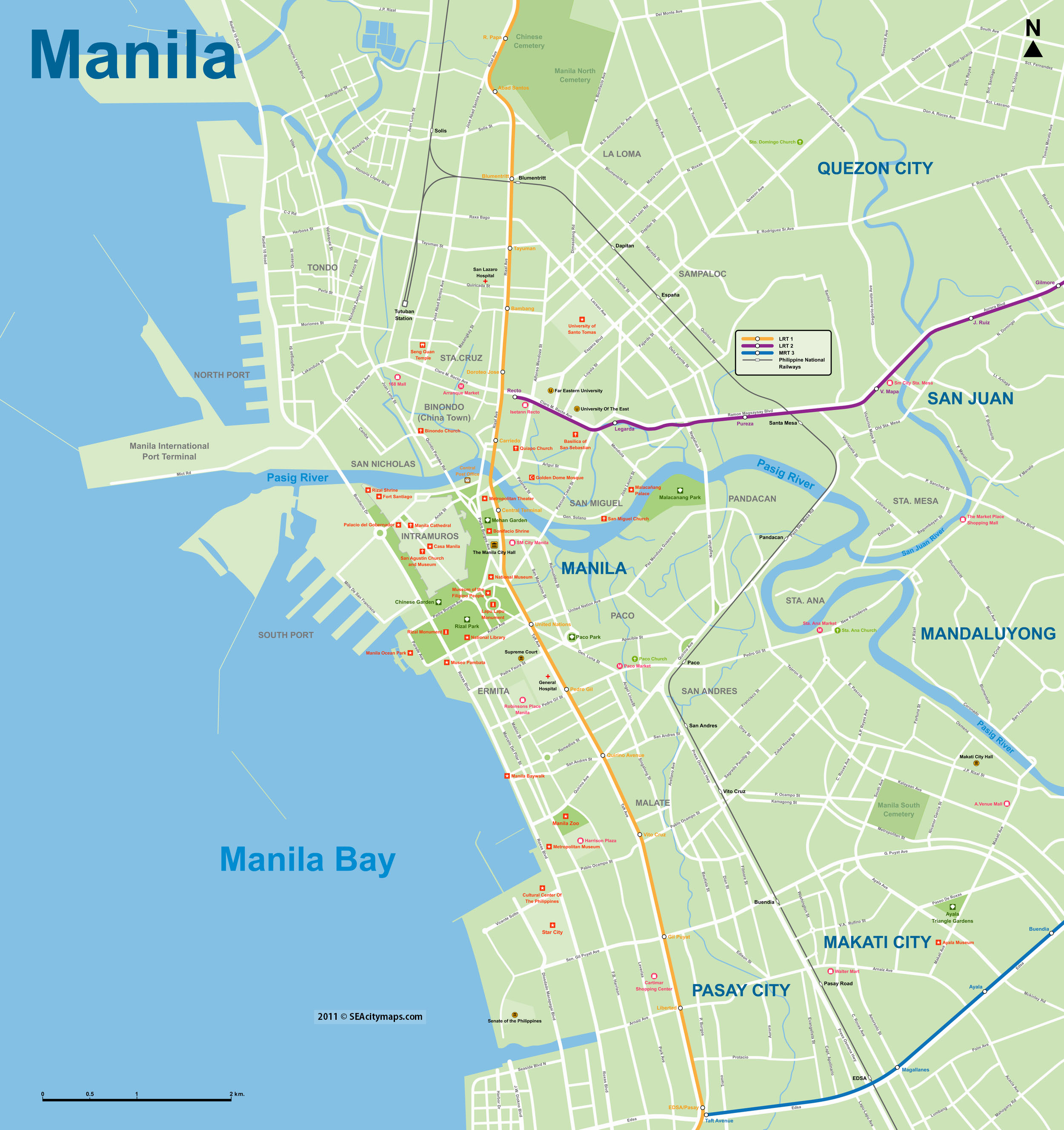 Google maps manila