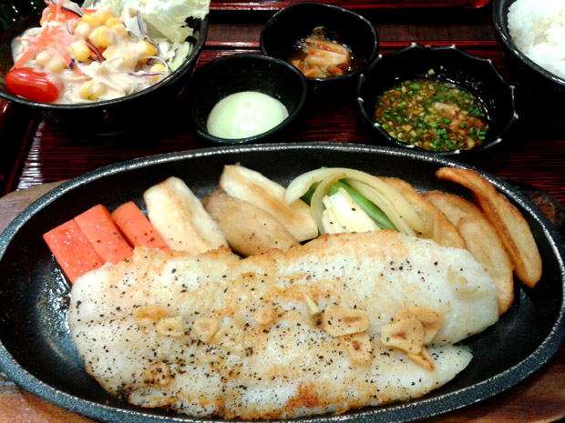 обед в японском ресторане