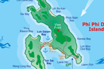 карта островов Пхи-Пхи