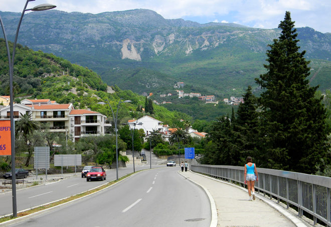 дорога в Черногории